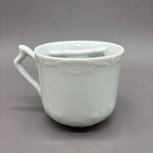 Moustache Cup Ozone China Japan White Porcelain Mug Victorian Revival 1960s
